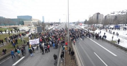 Završena blokada kod Sava Centra u Beogradu, autocesta prohodna u oba smjera