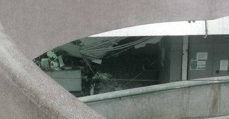 Potresne scene: Srušio se plafon pijace, povrijeđeno sedam osoba u Beogradu