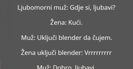 VIC: Ljubomorni muž i blender
