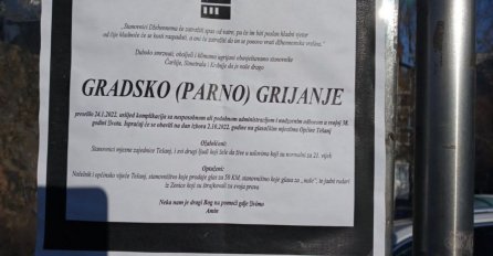 Bh. građani objavili smrtovnicu grijanju: Ispraćaj će se obaviti na dan izbora