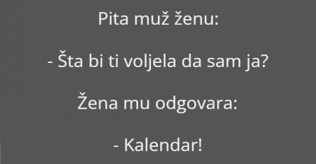 Vic dana: Muž i kalendar