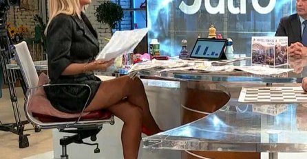 POGLEDAJTE KAKVA SE JOVANA JEREMIĆ POJAVILA U JUTARNJEM: Kamerman nije znao šta će prvo snimiti, DONJI DIO ZAPREPASTIO GLEDAOCE