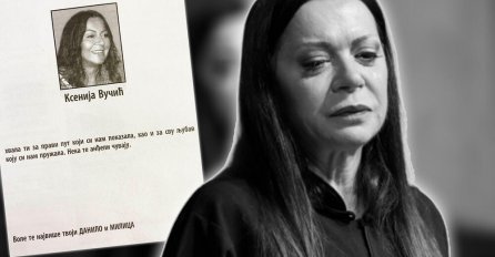 HVALA TI ZA SVU LJUBAV KOJU SI NAM PRUŽILA: Danilo i Milica se oprostili od majke Ksenije (FOTO)