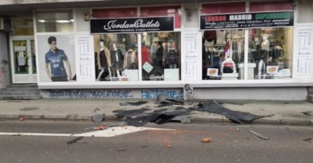 NEVRIJEME KAKVO DUGO NISMO VIDJELI Dijelovi fasade padali u Sarajevu: Pogledajte šta smo zabilježili (FOTO & VIDEO)
