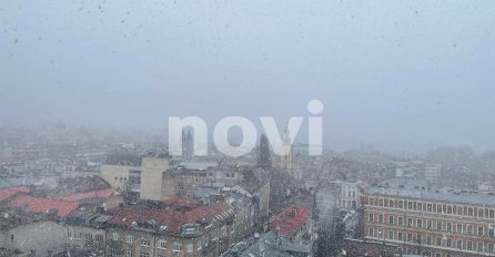 Nakon snažnog nevremena, Sarajevo ponovo u snijegu: Stižu nam hladniji dani