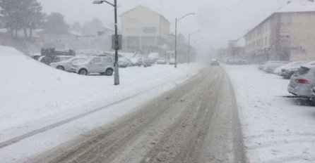 Snježno nevrijeme pogodilo Tomislavgrad i Kupres, više prometnih nezgoda