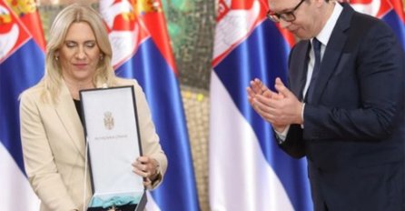 Vučić Cvijanovićevoj uručio orden Republike Srbije