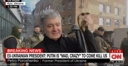 Bivši predsjednik Ukrajine s puškom u rukama: Putin nikada neće zauzeti Ukrajinu