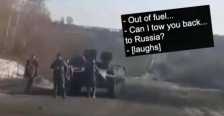 Ruskom tenku nestalo goriva, Ukrajinac se zaustavio i pitao: “Mogu li vas odbaciti…u Rusiju?”