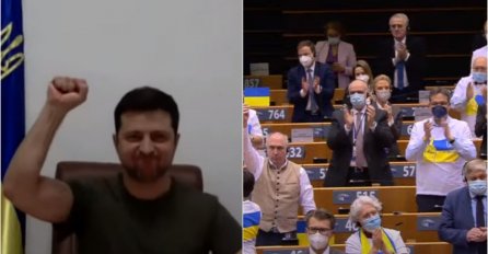 Zelenskij izazvao ovacije u Europskom parlamentu emotivnim govorom