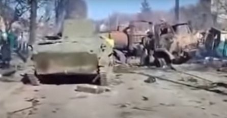 Pogledajte što je ostalo od ruskog konvoja tenkova koji je krenuo na Kijev
