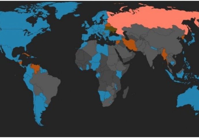 Ko je osudio napad, a ko podržava Rusiju? Pogledajte interaktivnu kartu
