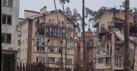 Snimci razorenog grada pored Kijeva pokazuju koliko su žestoki napadi Rusije