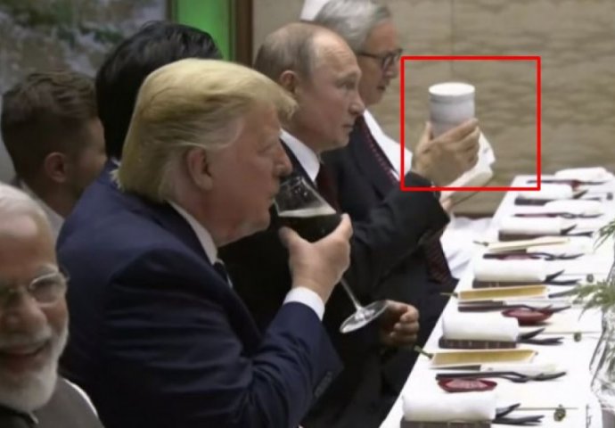 PUTIN NA SVAKOJ KONFERENCIJI PORED SEBE IMA BIJELI TERMOS: Konačno otkrivena misterija, evo šta se krije iza toga