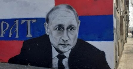 U Beogradu uništen mural posvećen Vladimiru Putinu (FOTO)