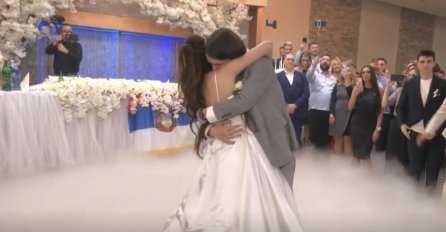 PRVI PLES MLADENACA RASPLAKAO SVE: Aca Lukas odmah uzeo mikrofon, evo kako je to izgledalo 