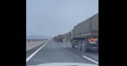 EUFOR-ova vojna kolona  ide prema Sarajevu: Pogledajte video