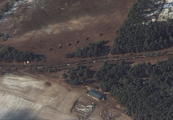Nove snimke iz zraka: Prerazmjestio se veliki ruski vojni konvoj