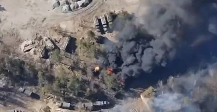 Ukrajinci iz drona snimali kako  bombardiraju Ruse oko Kijeva (VIDEO)