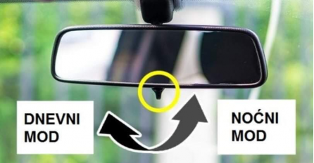 OVAKO SE RETROVIZOR NAŠTIMA PO DANU, A OVAKO NOĆU: Trikovi koje niste naučili u Auto školi, broj 3 će vam olakšati vožnju!