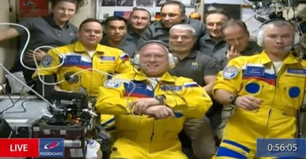 Ruski kozmonauti na ISS stigli u odijelima u bojama ukrajinske zastave