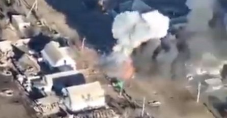Ukrajinska vojska objavila novu snimku žestokog bombardiranja Rusa na tlu