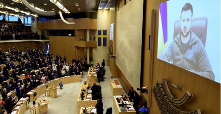 Zelenskij pred švedskim parlamentom: Ukrajina zaslužuje biti punopravna članica EU