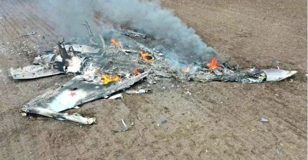 Ukrajinci objavili da su srušili ruski borbeni avion, pogledajte slike (FOTO)