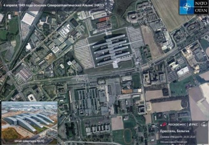 Rusi objavili satelitski snimak sjedišta NATO-a: Momci, posmatramo vas!