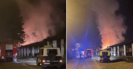 U tuzlanskom naselju Moluhe gorio napušteni objekt