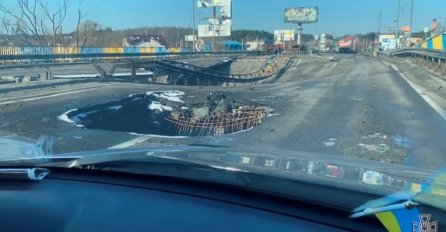 Pogledajte što je ostalo od Hostomela (VIDEO)