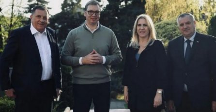 Vučić se sastao sa Dodikom, Cvijanović i Viškovićem