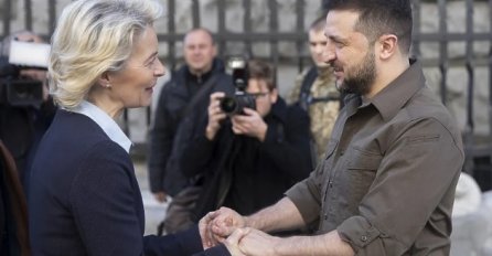 Ursula von der Leyen posjetila Zelenskog u Kijevu i uručila mu upitnik za ubrzano članstvo u EU