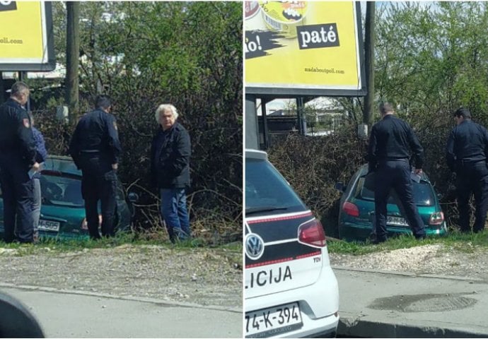 Nesreća u Sarajevu, Peugeot sletio s ceste i umalo završio u koritu Miljacke 