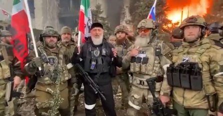 Čečeni slave pad Mariupolja: Kadirov objavio snimku kod zapaljene zgrade