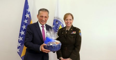 Komandantica NATO Štaba u Sarajevu posjetila OSA BiH