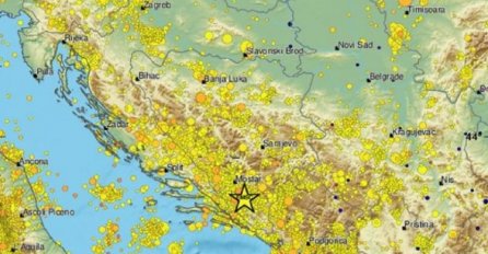 Karta svih potresa u regiji od 1960. godine, evo koji su bili najrazorniji