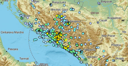 Jak zemljotres ponovo pogodio BiH, epicentar kod Stoca