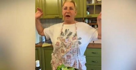 VESNA ZMIJANAC BEZ ŠMINKE, A TEK DA JOJ VIDITE BOGATU PRAZNIČNU TRPEZU Nikolija snimila detalje, svi joj poručuju da ima MAMU CARICU (VIDEO)