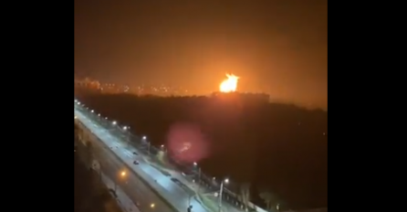 Gori veliko rusko skladište nafte (VIDEO)