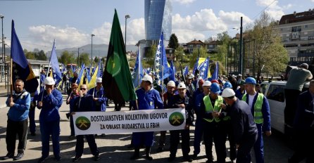 Prvomajski protest: “Za dostojanstvo smo spremni na svaki vid sindikalne borbe”