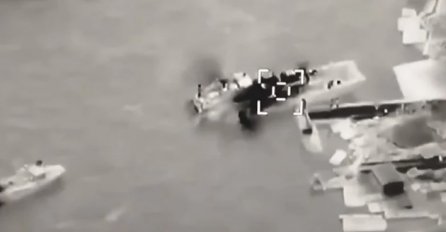 Ukrajinci pogocima iz drona uništili rusko desantno plovilo