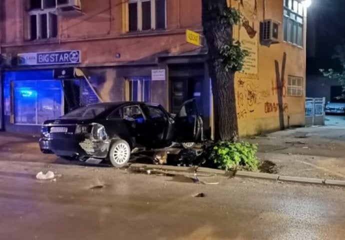 Nesreća u Nišu: „Audi“ se velikom brzinom zabio u prodavnicu, petoro povrijeđenih