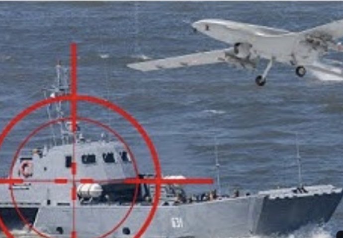 UKRAJINCI S PONOSOM OBJAVILI SNIMAK: Bayraktar uništava ruske brodove (VIDEO)