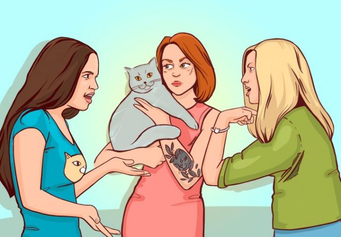 MOZGALICA: Koja žena je vlasnica mačke?