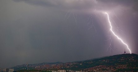 Žuto upozorenje za veći dio BiH, očekuju se padavine i grmljavina