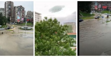 Nevrijeme u Zenici stvorilo velike materijalne štete, jak vjetar i u Sarajevu