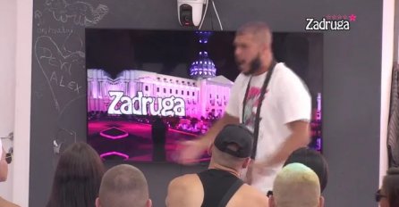 HAOS U ZADRUZI - DEJAN BIJESAN KAO RIS: A pogledajte Aleksandrinu reakciju (VIDEO)