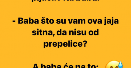 VIC: Baba prodaje jaja