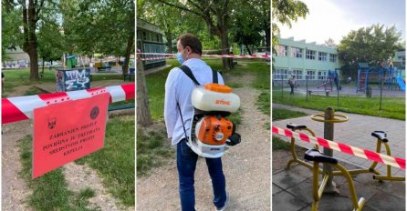 Na Vilsonovom šetalištu zelene površine ograđene trakom: Evo šta je razlog